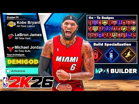 BEST 6'8 ISO GUARD BUILD in NBA 2K26 - BEST ALL AROUUND GUARD BUILD in NBA 2K26!