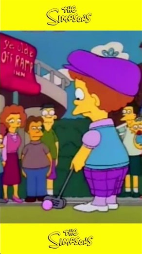 🤪This Dress Bet Between Homer and Flanders is Insane😄 #simpsons #shorts