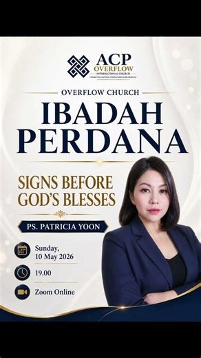 Ibadah Minggu Malam Online || ACP OVERFLOW INT'L CHURCH
