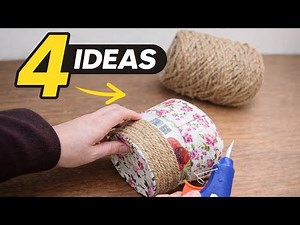 Don’t Throw These Away! 4 Plastic Container DIY Ideas ♻️✨