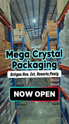 📣 NOW OPEN IN PASIG! The biggest and newest food packaging supplier in Pasig has officially opened its doors — Mega Crystal Packaging ! 🎉 Whether you’re a small business owner or scaling up your operations, they’ve got wholesale and retail prices and an incredibly wide selection of items. As in… kumpleto ng lahat ng food packaging needs mo dito! 🙌 ✨ Mageenjoy ka sa pagSHOP: • Fully air-conditioned ang store nila! • Malaki ang parking spaces! • Friendly ang mga staff • Super accessible pa ng l