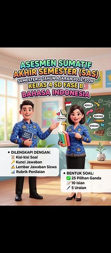 Soal SAS/PAT Bahasa Indonesia Kelas 4: Kunci Jawaban & Panduan