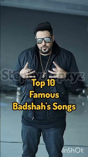 Top 10 Famous Badshah's Songs You Should Listen👂😎❤️ #Badshah #BadshahSongs #stepbystepxyz
