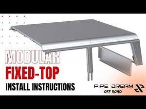 Fixed Top Install for Humvee and Hummer H1