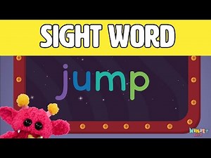 JUMP - Let's Learn the Sight Word JUMP with Hubble the Alien! | Nimalz Kidz! Songs and Fun!