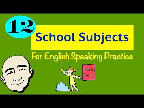 12 School Subjects | English Speaking Practice | ESL | EFL