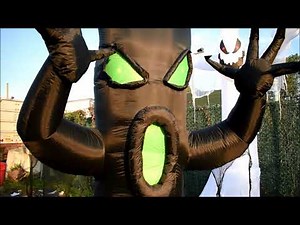 Giant Sized LED Scary Tree Inflatable Airblown unboxing