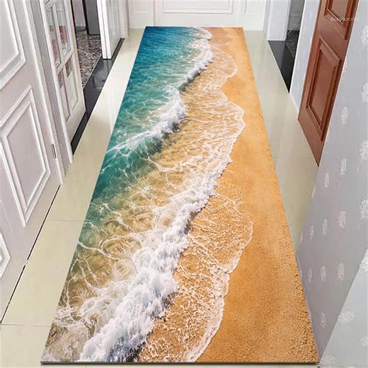 Beach Runner Rug: Sea View, Summer Desing - Etsy