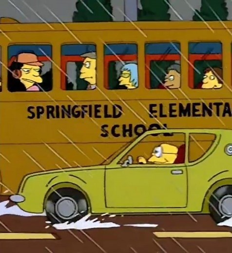 There's A Gremlin On The Side Of The Bus (from "Treehouse of Horror IV") #simpsons