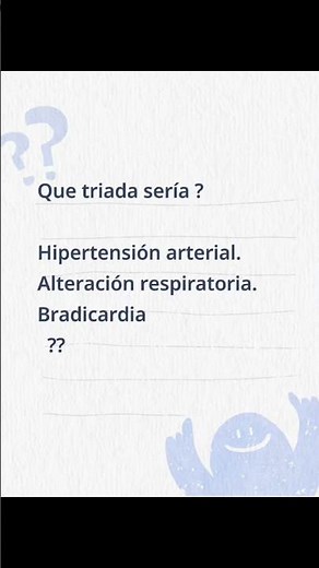 Sabes cuáles son los síntomas de la triada de cushing