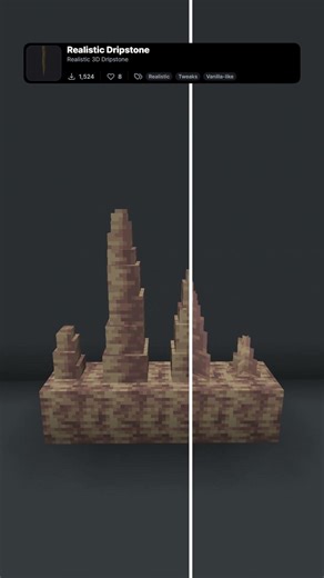 Best minecraft 3D resource packs PT.331 #minecraft #texturepacks #shorts #texturepack #resourcepack