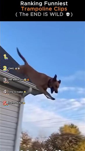 Ranking The Funniest Trampoline Moments💀🔥 #funny #shortsviral