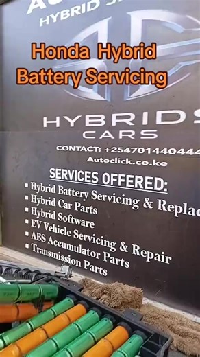 At Autoclick, we provide new Honda hybrid battery replacement using high-quality batteries and professional installation. Our expert diagnostics ensure your hybrid system runs smoothly, restoring full performance, fuel efficiency, and reliability. Drive with confidence knowing your hybrid battery is installed and tested by specialists. #Autoclick #HondaHybrid #HybridBatteryReplacement #HybridExperts #HybridCarsKenya 🔋⚡🚗