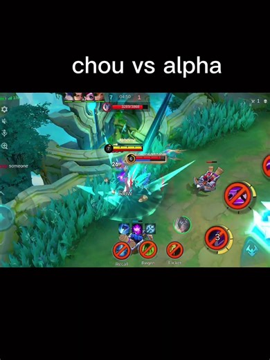 chou vs alpha exp lane fight #chou #mlbb #mobilelegendsbangbang