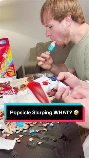 Popsicle Slurping WHAT?! 😂🤣 #customcontroller #gaming #fyp #foryou #gamingmemes