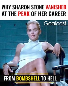 1.6M views · 5.5K reactions | Why Sharon Stone Vanished At The Peak Of Her Career #sharonstone #celebrity #hollywood #basicinstinct | Goalcast | Facebook