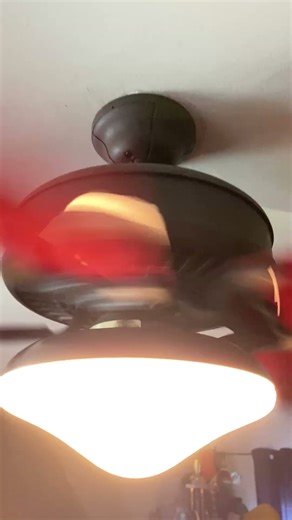 Startup of the Washed Bronze Casablanca Panama Ceiling Fan