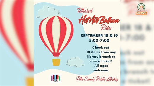 16K views · 73 reactions | Tethered hot air balloon rides are coming to the Pike County Library in Pikeville on September 18 and 19. | Mountain Top News | Facebook