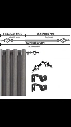 Check out Extendable Metal Spiral Curtain Rod Set #shopeetagtowin #shorts #viral #trending
