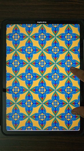 USING 3D BRUSH NEW PROCREATE PATTERN DESIGN #art #aspirearty #procreatetutorial