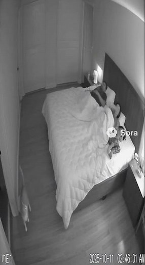 Real CCTV Footage: Cat Heroically Saves Sleeping Family from House Fire | Unbelievable