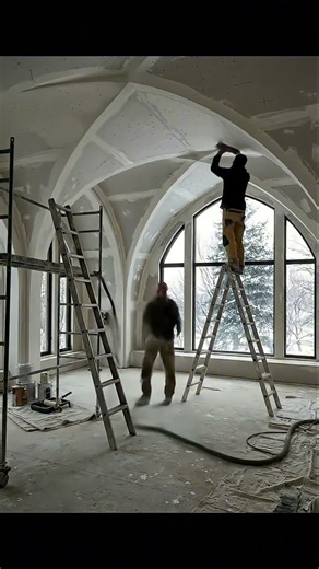 From Bare Arches to Starry Christmas Sanctuary | Magical Vaulted Bedroom Timelapse
