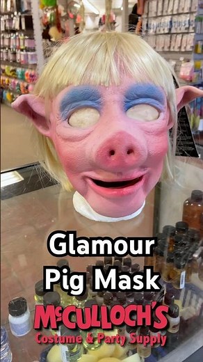 Ms Pig. Glamour Pig Mask #shortvideo #costume #costumes