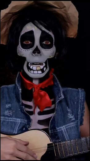 Hector from Coco Makeup Tutorial for Halloween