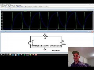 LTSpice Tutorial: Transient Simulation with RC Circuit / RC Time Constant (EE 2212 UMD)