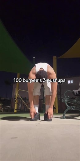 Challenging Burpees Workout with Pushups