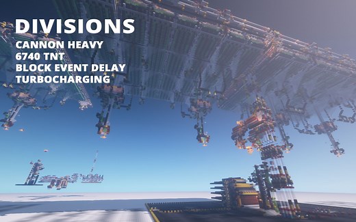 【MINECRAFT】CH FTL 6740 BEDTC(DIVISIONS) 无需破基岩，可加装鞘翅模式且由方块事件配置的重型珍珠炮