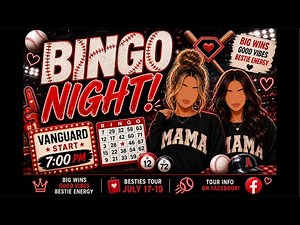 ⚾️ BINGO NIGHT ⚾️ | Vanguard LIVE | BINGO BESTIES