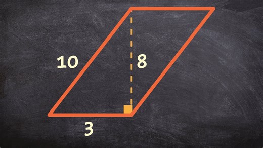 Learn to find the area of a parallelogram