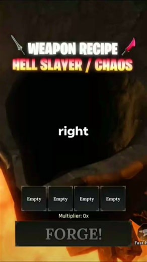 BEST RECIPE FOR HELL SLAYER ORIGINAL VIDEO:‪@CalmRoblox‬ #roblox#theforge#popular#shorts#trending