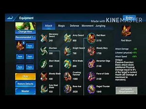 HEROES ARENA: TUTORIAL STEP BY STEP HOW TO CHANGE BUILD EQUIPMENT ITEM IN YOUR FAVORITE HERO