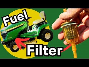 Lawn Tractor Fuel Filter Right vs Wrong #johndeere #lawntractor #smallenginenation #diymaintenance