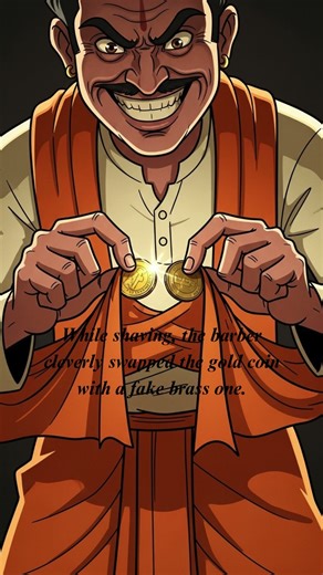 “The Greedy Barber: A Clever Lesson He Never Expected!” #lifelesson #shortstory#animation#moralstory