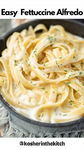 Save this recipe for dinner! 🍽️ Easy Fettuccine Alfredo 🍝 With just a few simple ingredients, you can create the perfect creamy pasta that’s delicious for dinner any night of the week. 🤌🏻 Recipe: Ingredients: 8 oz fettuccine pasta1/2 cup unsalted butter1 cup heavy cream1 cup grated Parmesan cheese, plus more for serving1/2 teaspoon garlic powder1/4 teaspoon ground black pepper1/4 teaspoon saltInstructions:1. Bring a large pot of salted water to a boil. Cook the fettuccine according to the pa