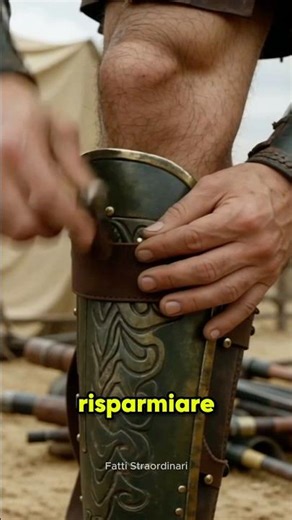 Why did the Romans ONLY protect one leg? 🛡️🦶