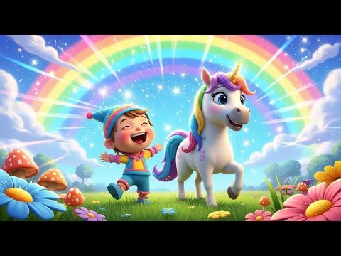 Magical Unicorn Colour Song 🦄🌈 | Fun Baby Songs & Nursery Rhymes for Kids | colors song, unicorn