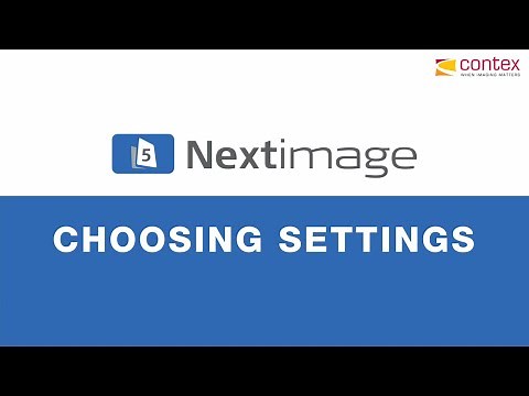 Nextimage: Choosing settings – Contex