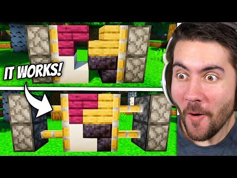 Testing VIRAL Build Hacks To See If They Work In Minecraft!