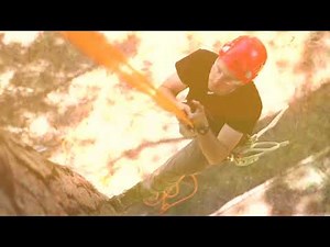 Entering and Ascending the Tree Doubled Rope Ascent with Petzl Pantin