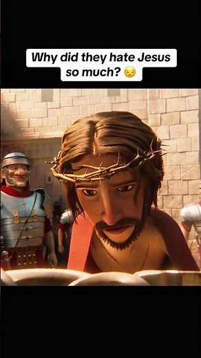 Jesus is crowned with thorns 🥺 clip comes from King of Kings now on Angel Guild