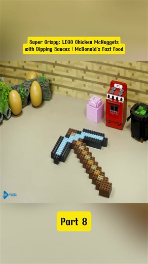 Super Crispy LEGO Chicken McNuggets with Dipping Sauces