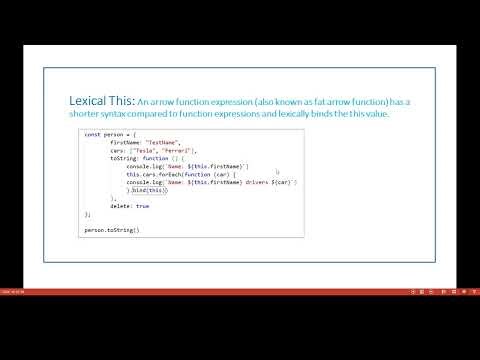 JavaScript Lexical this