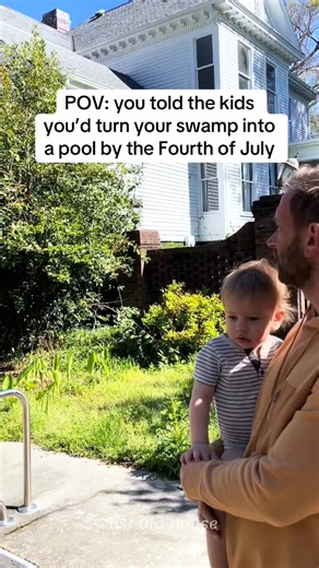 After 4 years of fighting this pool, it’s finally filtering and pumping great. Now I just need to get this last bit of dirt out and son the rest #PoolStruggles #DIYFailToFix #AlmostThere #OldHouseLife | Just Old House