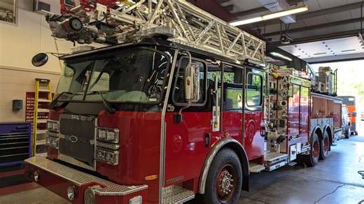 Block Island welcomes new fire engine via ferry