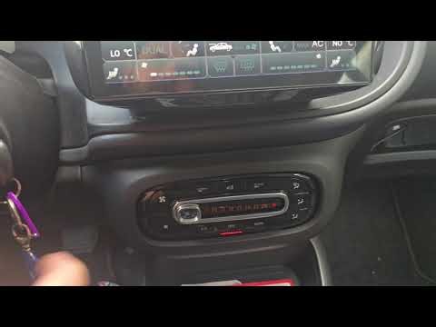 Smart 453 Electric οθόνη Android 14 8 core με car play android auto Q led display 