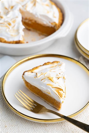 The Stay At Home Chef on Instagram: "Silky sweet potato pie with a cloud of fluffy marshmallow meringue topping that’s toasted to perfection. It's an absolute showstopper! → Comment “Recipe” to have the link sent right to your DMs 🔗 Or visit https://thestayathomechef.com/sweet-potato-pie-marshmallow-meringue/ #pie #thanksgiving #sweetpotatoes #recipe #baking"